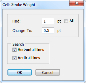 replace table cell strokes weight